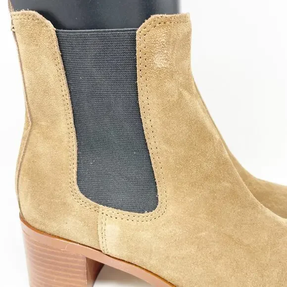 Steve Madden Women's Rhiannon Chelsea Boot Cognac Suede Size 10M - Picture 11 of 15